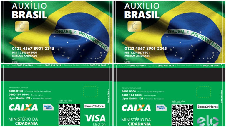 Auxilio Brasil: Novo cartão traz função débito e mais segurança